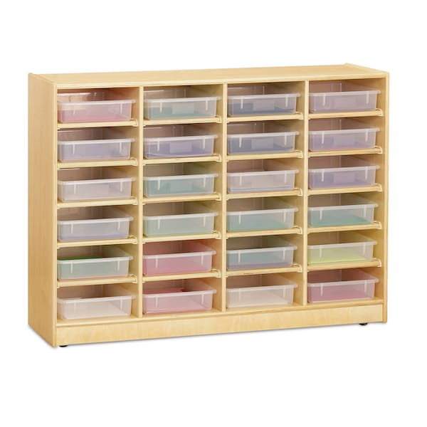 Jonti-Craft 24 Paper-Tray Mobile Storage, with Clear Paper-Trays 06250JC - main